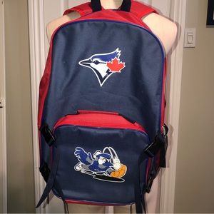 Toronto Blue Jays backpack and detachable lunch bag